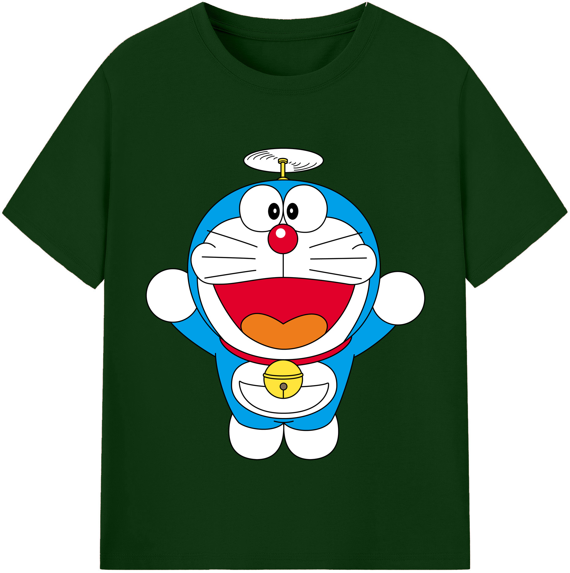 （画像用） ドラえもん Doraemon 綿100％半袖Tシャツ（フロントプリント）